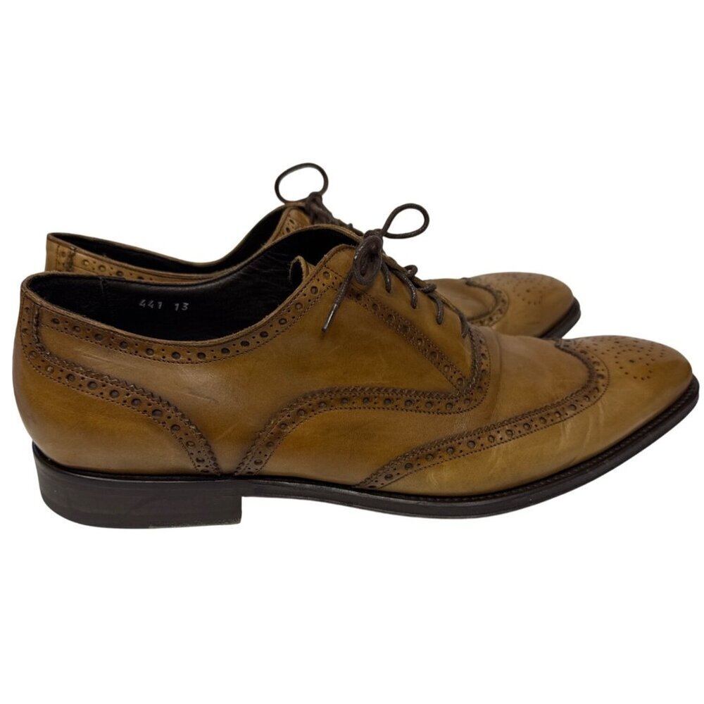 To Boot New York Adam Derrick Men's Wingtip Oxford Burnished Leather Size 13